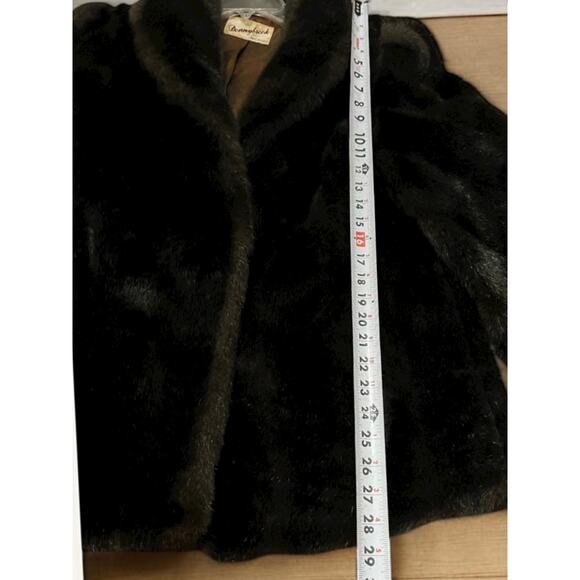 Women's Vintage 1980’s Donnybrook Faux Fur Coat Size 15 - Picture 14 of 16